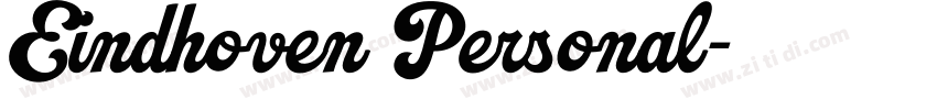 Eindhoven Personal字体转换 Eindhoven Personal字体转换